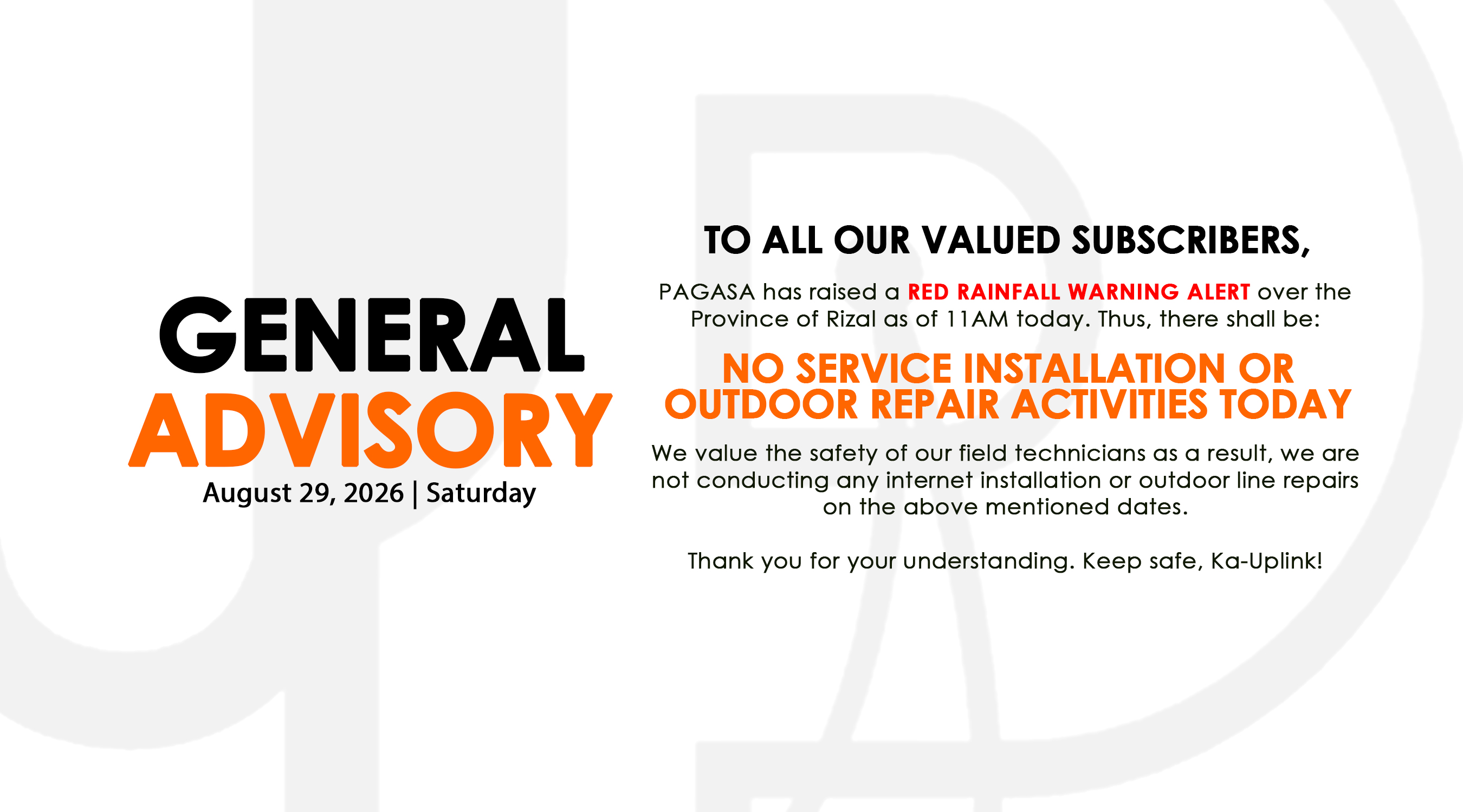 Announcement 1